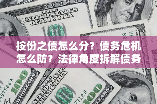 北京按份之债怎么分？债务危机怎么防？法律角度拆解债务分配与风险自保指南