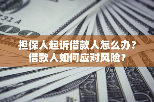 北京担保人起诉借款人怎么办？借款人如何应对风险？